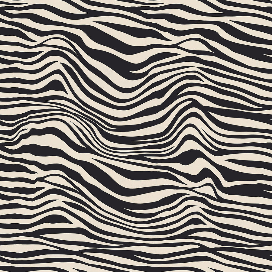 Light Zebra Fur Pattern Photograph by Carrie Ann Grippo-Pike