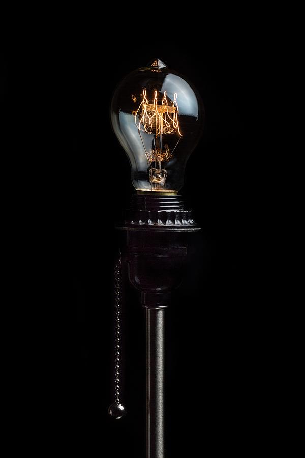 Lightbulb I Photograph by Tom Grubbe