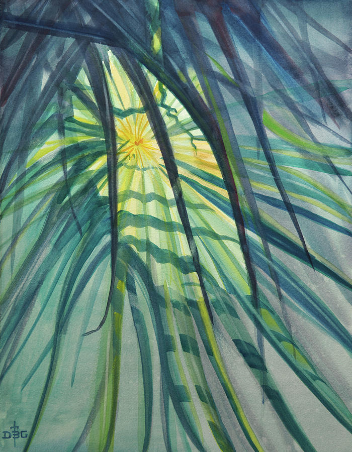 Lightcast Palm Painting by David Bader