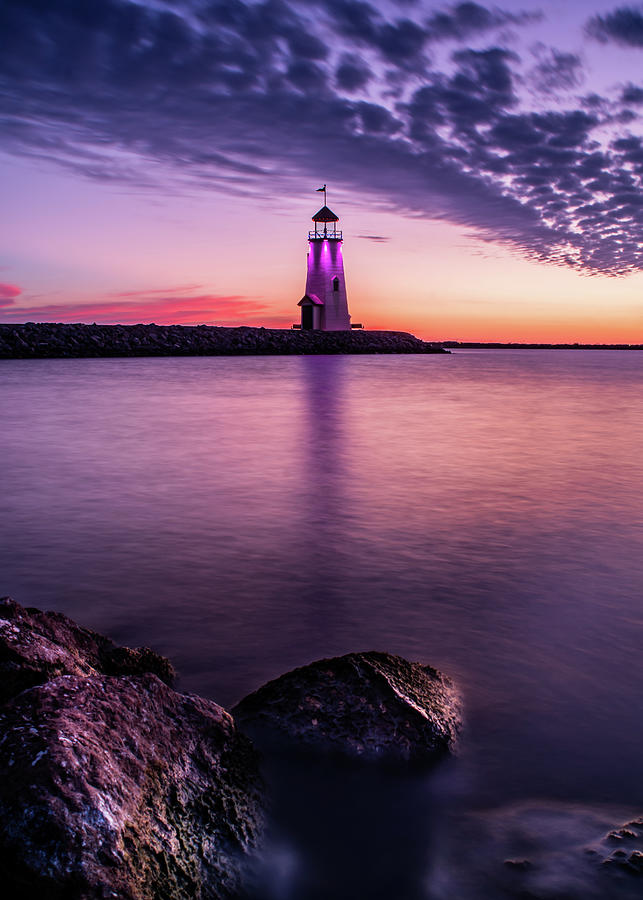 Lighthouse After Sunset - Oklahoma City Photograph by Hillis Creative