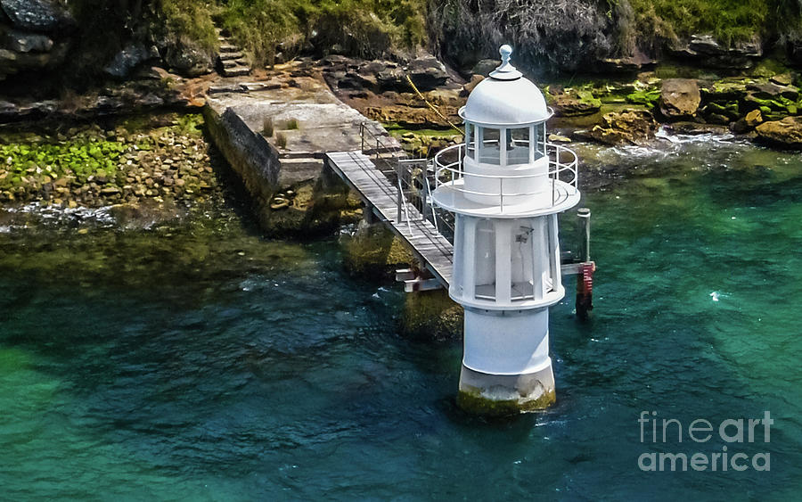 Lighthouse along the Australian coast Photograph by Lyl Dil Creations