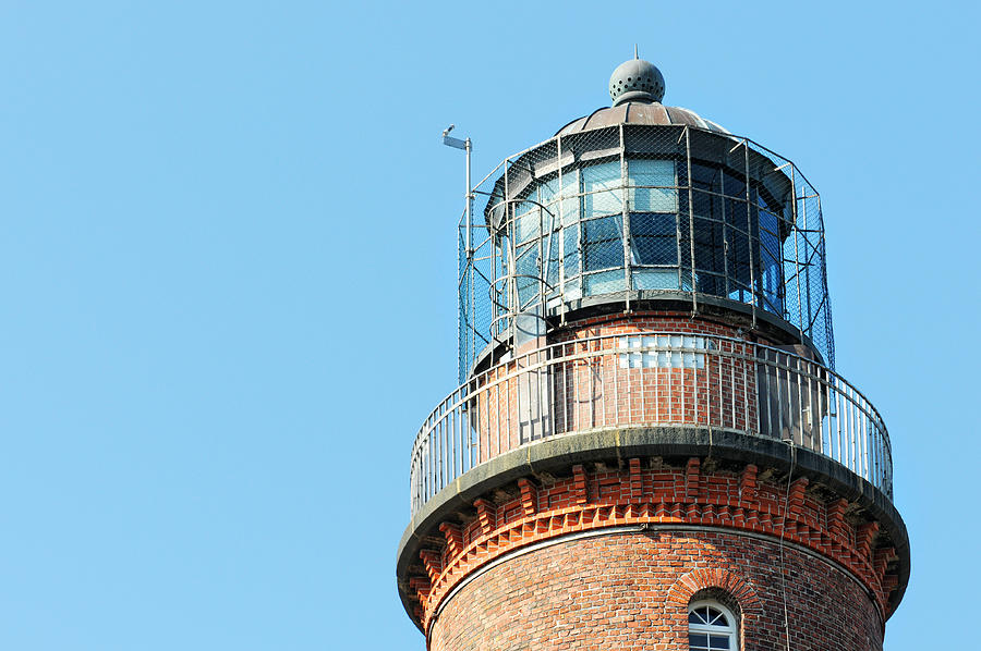 Lighthouse At Baltic Sea Peninsula Names Darsser Ort In Germany ...