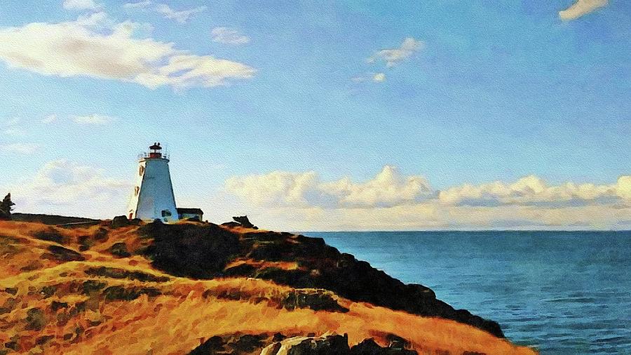 Lighthouse Photograph - Lighthouse by Bakke and Schweizer Paintings