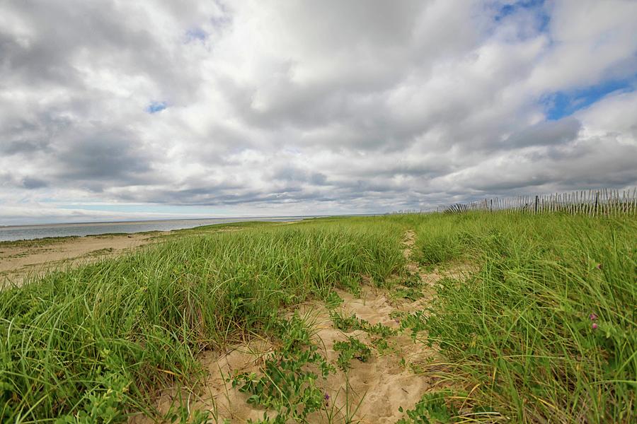 Lighthouse Beach Cloud Cover Photograph by Marisa Geraghty Photography
