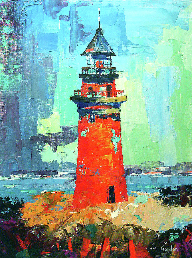 Lighthouse Painting by Brett Gordon Fine Art America