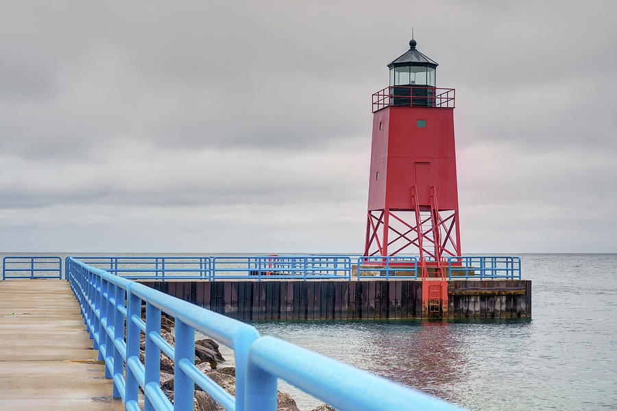 Lighthouse - Charlevoix, Michigan Photograph by Nikolyn McDonald