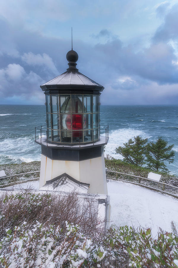 Lighthouse Christmas Photograph
