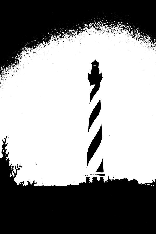 Abstract Photograph - Lighthouse In Black And White by Holly Morris Abstract Photograph - Lighthouse In Black And White by Holly Morris