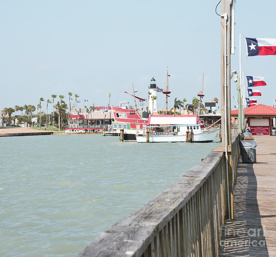 Lighthouse in Port Isabel Texas Photograph by Andrea Anderegg