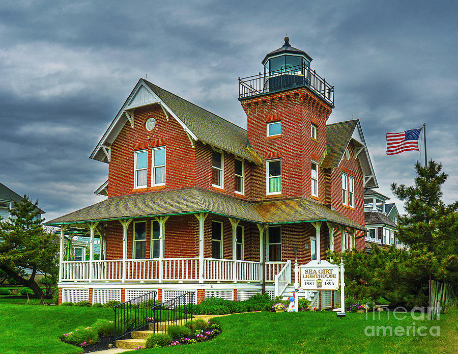 Lighthouse in Sea Girt Photograph by Nick Zelinsky Jr