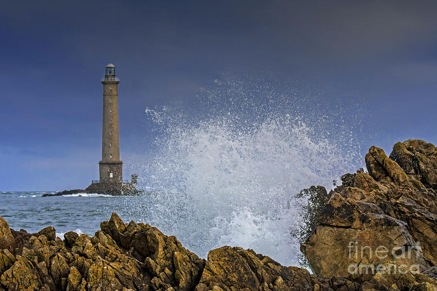 Lighthouse in Stormy Weather Photograph by Arterra Picture Library