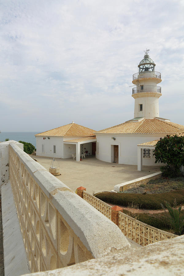 Lighthouse In The Mediterranean Sea Photograph By Maryna Kulchytska