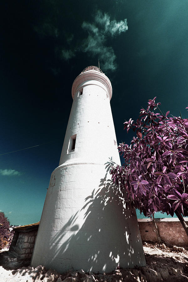 Lighthouse Infrared Photograph by Stelios Kleanthous