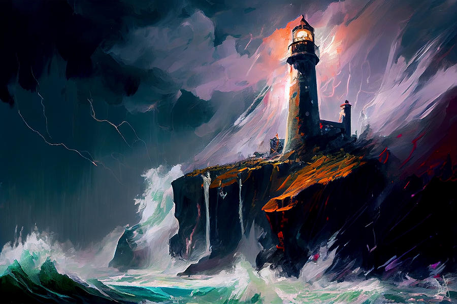 Lighthouse  Digital Art by Jackson Parrish