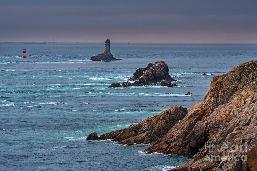 Lighthouse La Vieille at Sunset Photograph by Arterra Picture Library