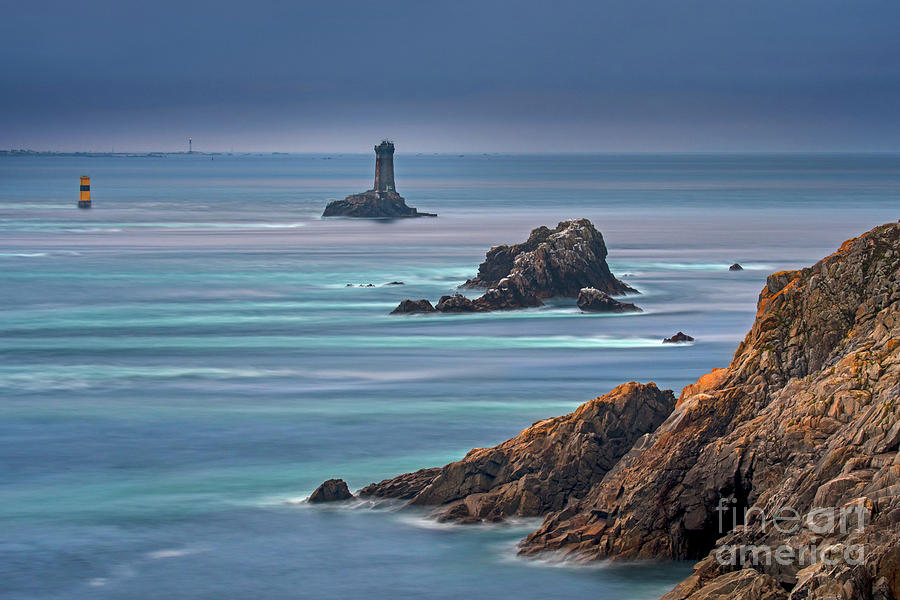 Lighthouse La Vieille, Brittany Photograph by Arterra Picture Library