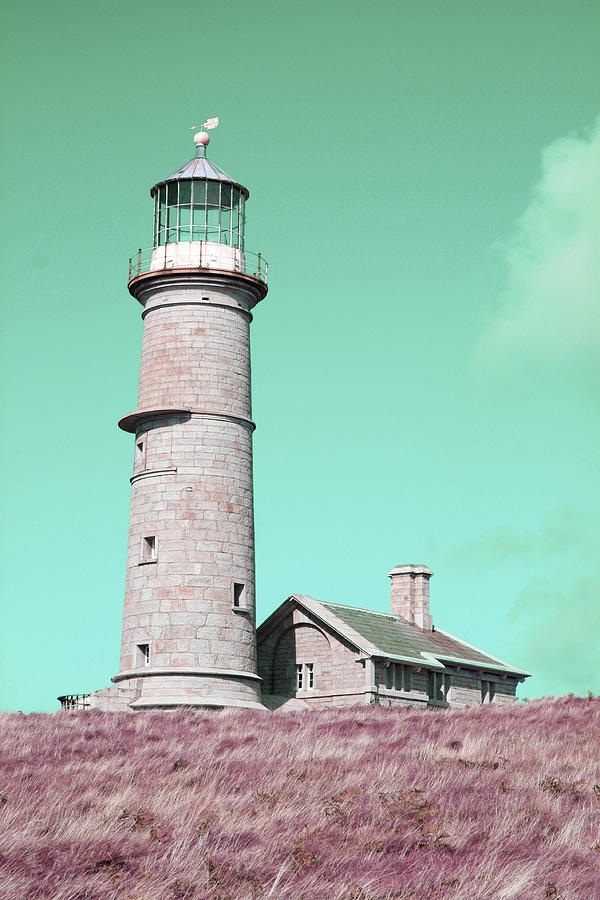 Lighthouse Lundy, England, United Kingdom - Surreal Art By Ahmet Asar Digital Art