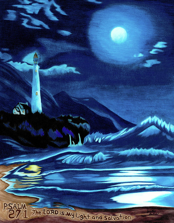 Moonlight Impressionism Drawing Moon Light Reflection Stock Illustration  278170289 | Shutterstock