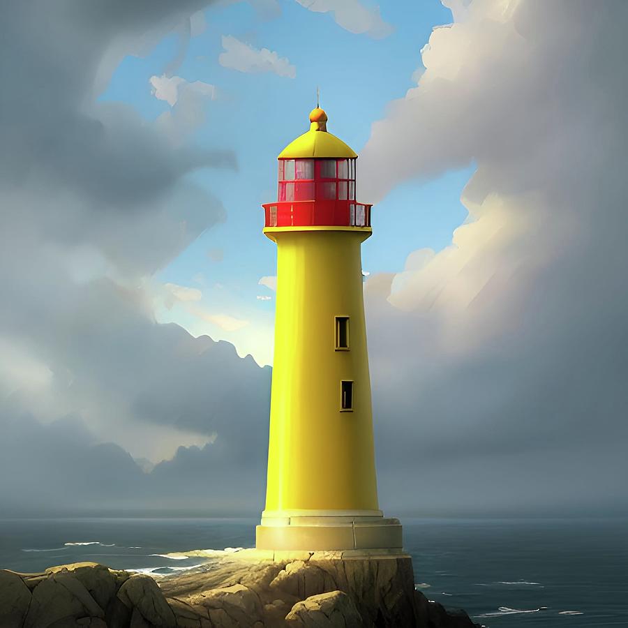 Lighthouse No.29 Digital Art by Fred Larucci
