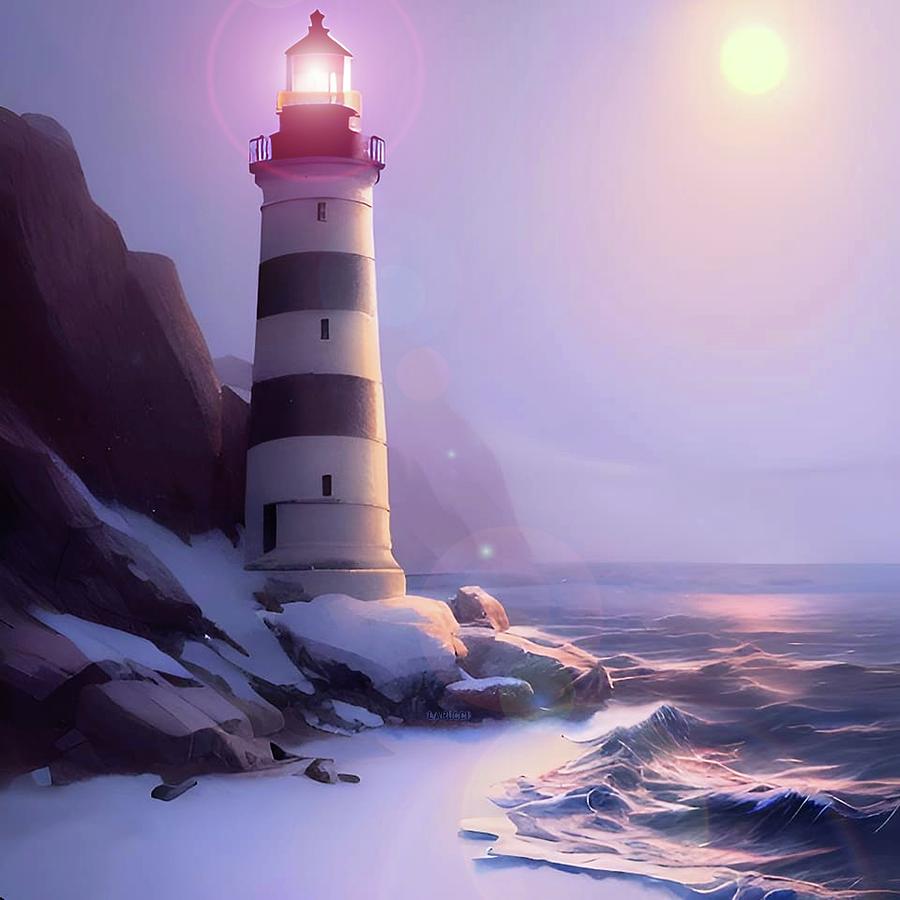 Lighthouse No.47 Digital Art by Fred Larucci