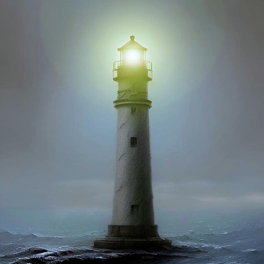 Lighthouse No.48 Digital Art by Fred Larucci