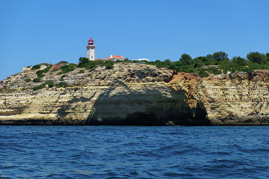 Lighthouse of Alfanzina in Algarve Photograph by Angelo DeVal