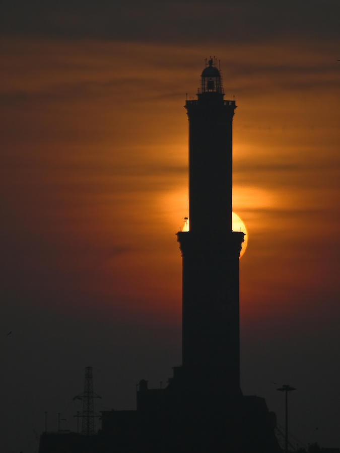 Lighthouse of Genova ( Symbol fo the City) Photograph by Roberto Bordieri Photographer