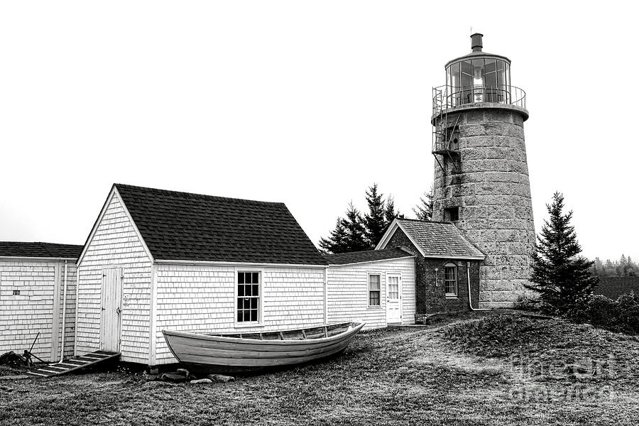 Lighthouse of Monhegan Island Photograph by Olivier Le Queinec
