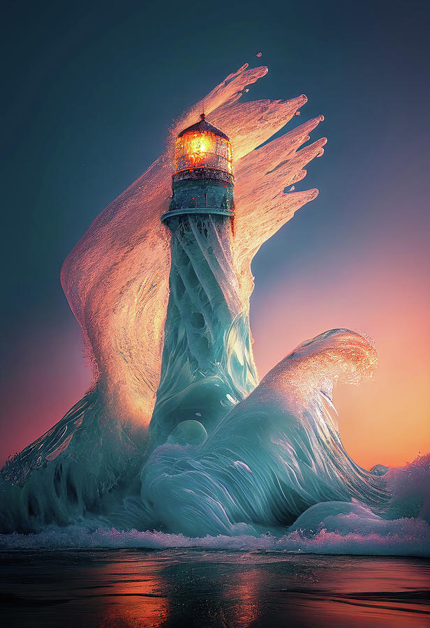 Lighthouse of Winterland Photograph by Mikel Martinez de Osaba