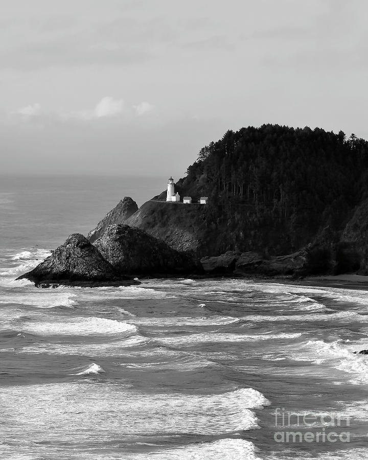 Lighthouse On A Bluff Photograph by Kirt Tisdale