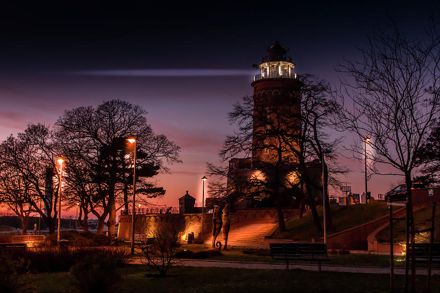 Lighthouse on a summer evening Photograph by Karlaage Isaksen