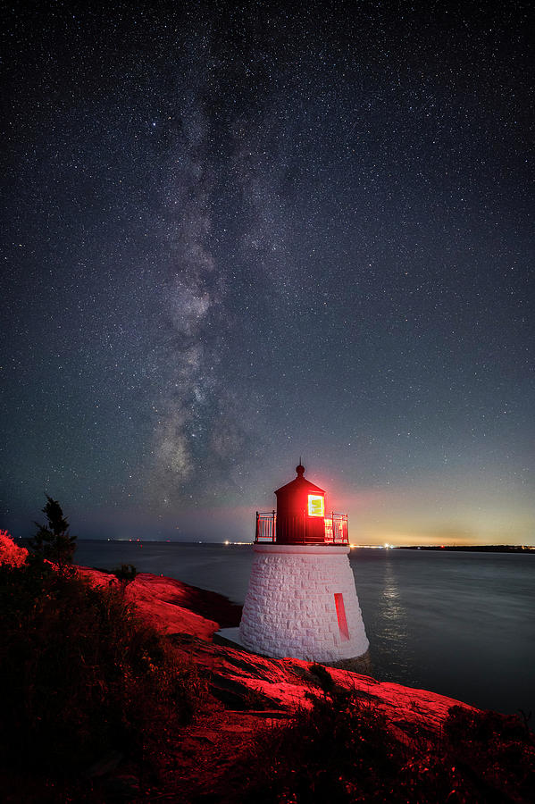 Lighthouse on Castle Hill Photograph by Mark Papke