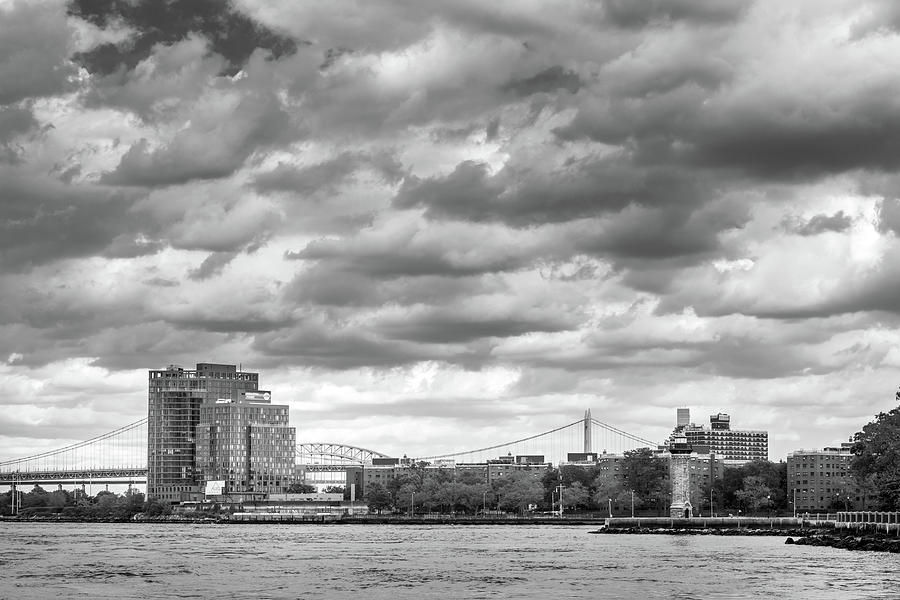 Lighthouse On East River In Black and White Photograph by Greg and Chrystal Mimbs