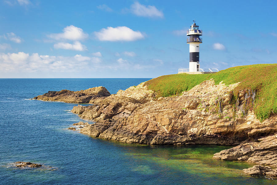 Lighthouse on Pancha Island, Galicia - 2 Photograph by Jordi Carrio Jamila