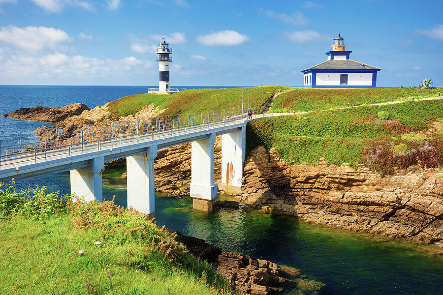 Lighthouse on Pancha Island, Galicia Photograph by Jordi Carrio Jamila