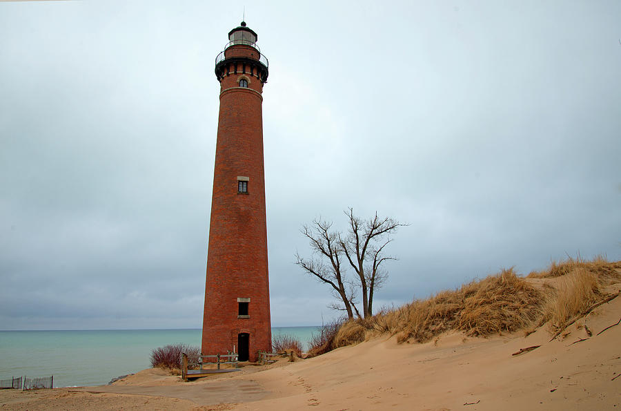 Lighthouse On Sand Photograph