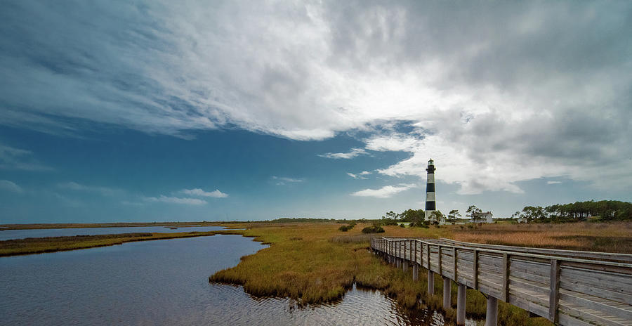 Lighthouse on the Inlet Photograph by S Katz