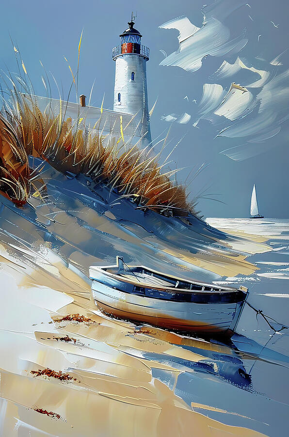 Lighthouse Digital Art - Lighthouse Point by Brian Tarr