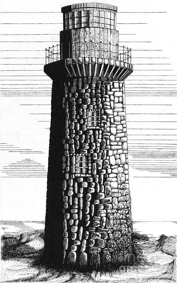 Lighthouse Drawing by Ross Coleman