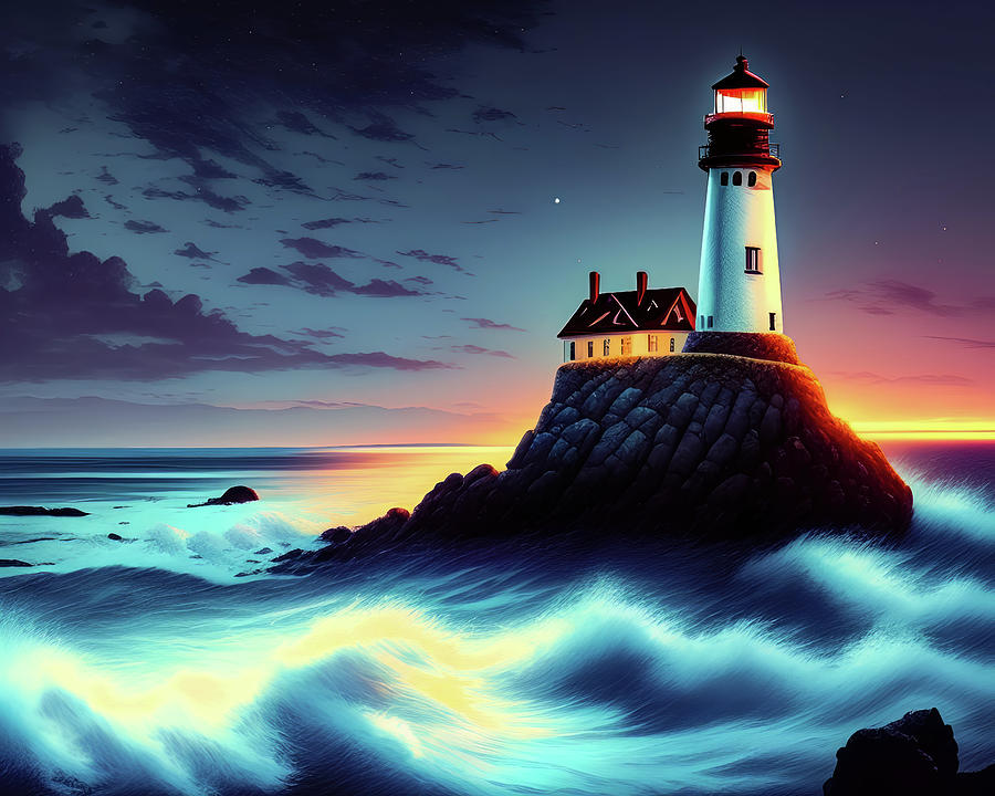 Lighthouse Series 025 Digital Art