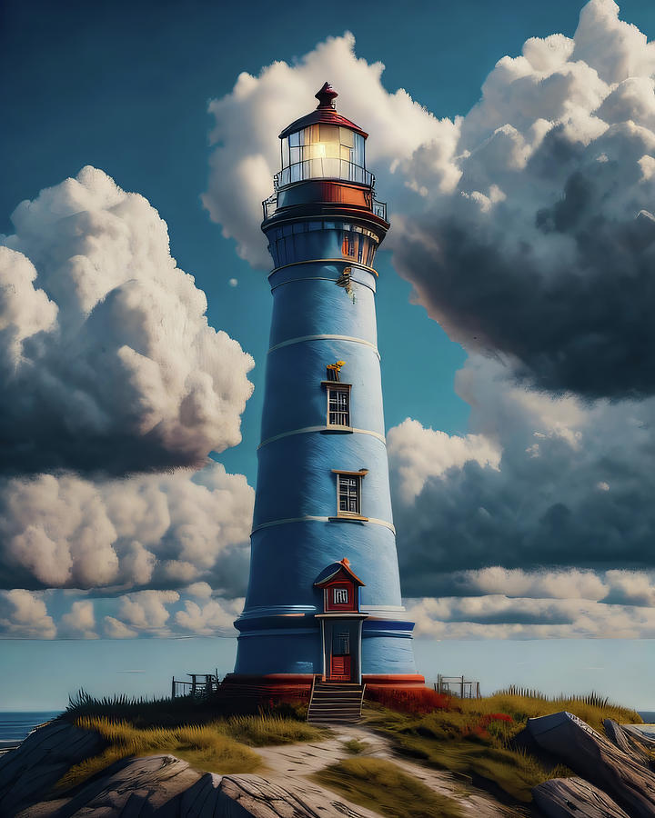 Lighthouse Series 079  Digital Art by Flees Photos