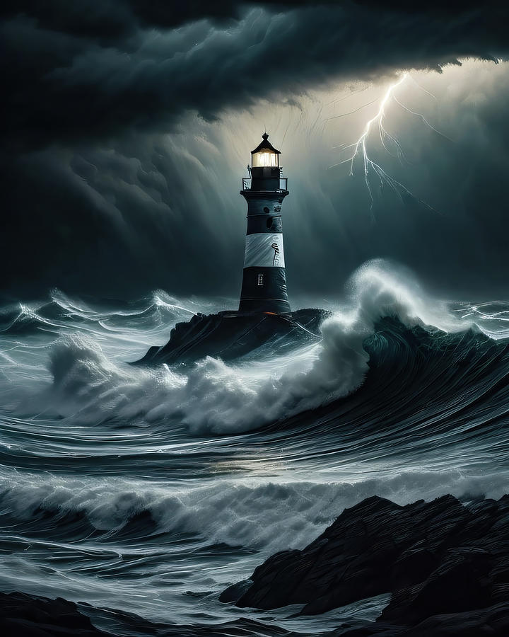 Lighthouse Series 098 Digital Art by Flees Photos