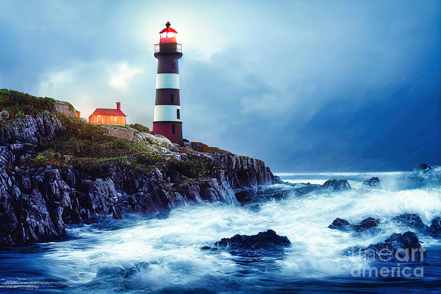 Lighthouse Series 1018d Photograph by Carlos Diaz