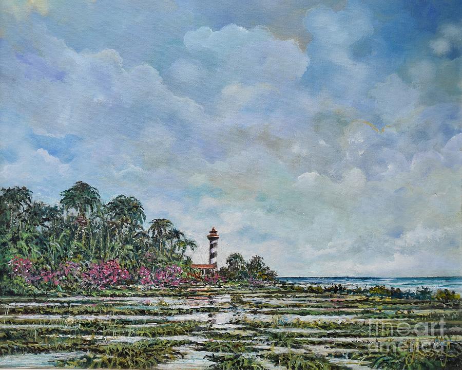 Lighthouse Painting by Sinisa Saratlic