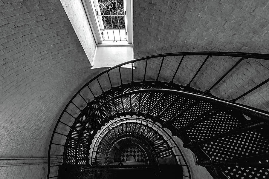 Lighthouse Stairs #1 Photograph by Bryan Williams