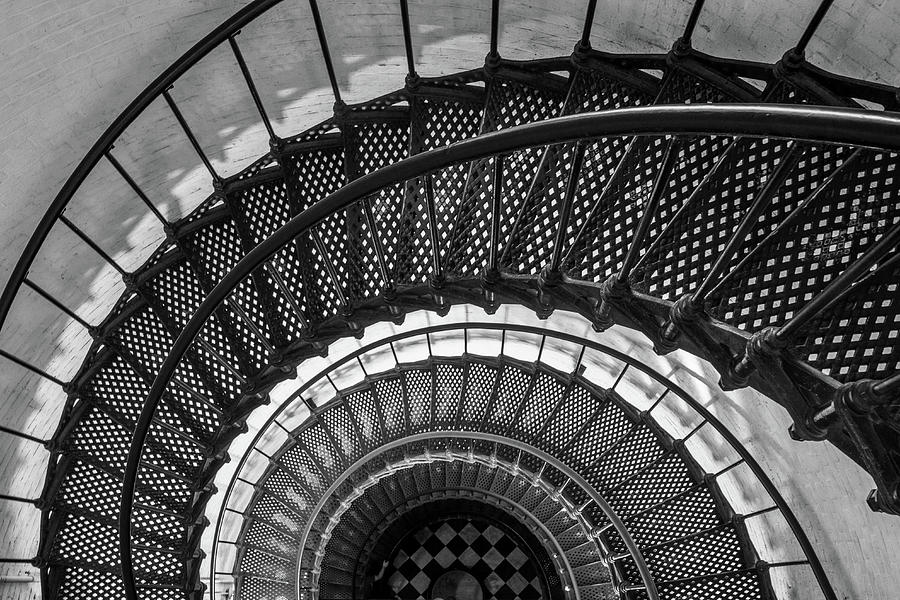 Lighthouse Steps 2 Photograph by Cindy Robinson