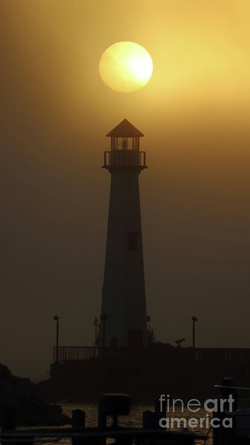 Lighthouse Sunrise Photograph by Erick Schmidt