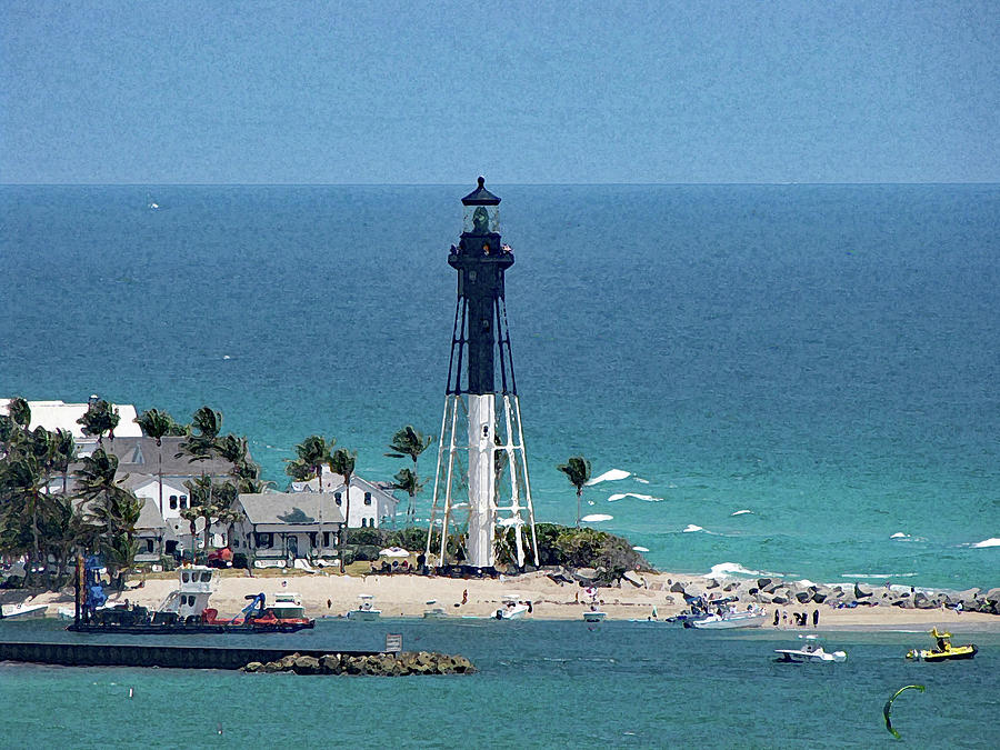 Lighthouse Tour and Much More at Hillsboro Beach Florida Photograph by Corinne Carroll