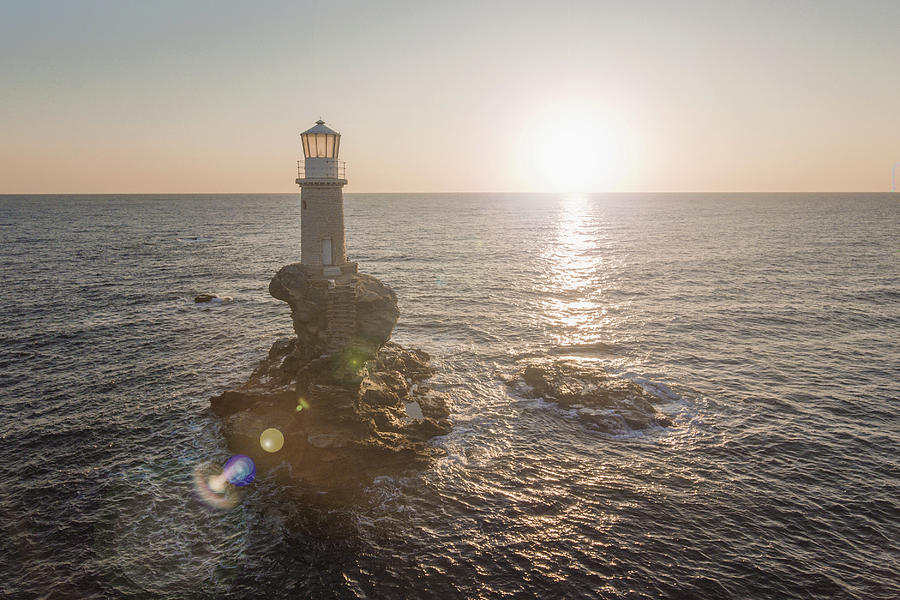 Lighthouse Photograph by Vicky Markolefa Lighthouse Photograph by Vicky Markolefa