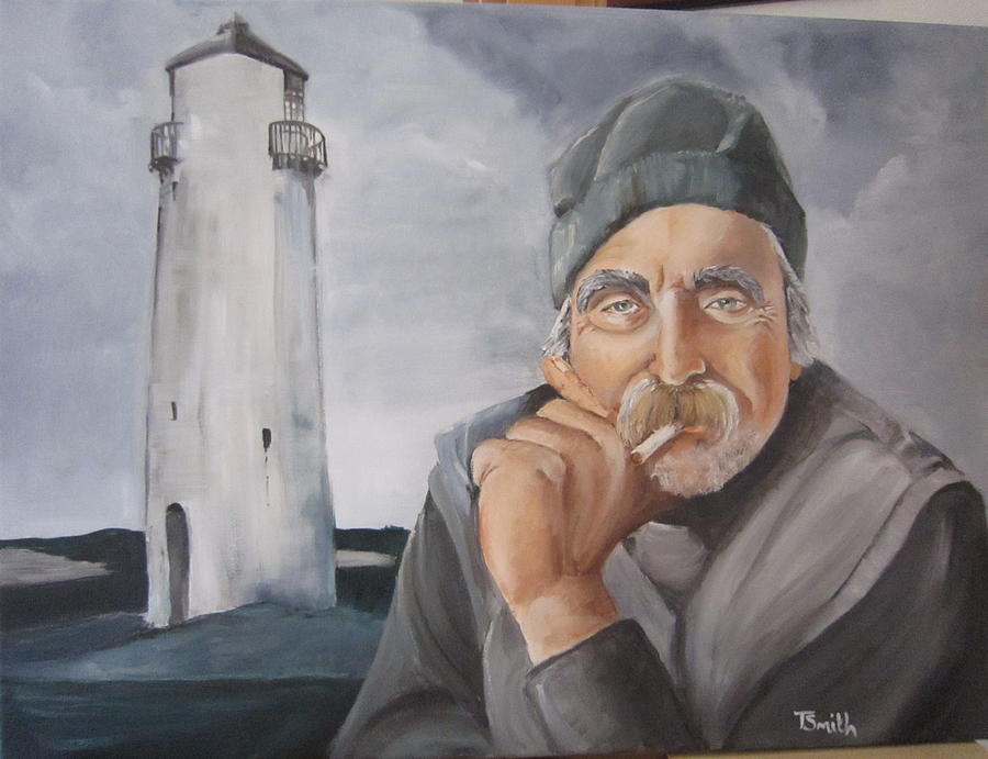 Lighthouseman Painting by Teresa Smith